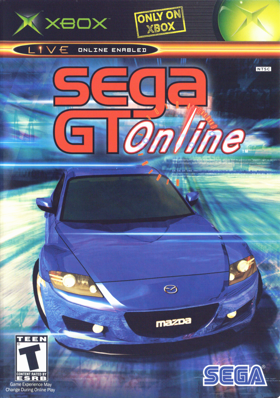 Sega GT Online box art for Xbox
